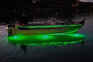 exterior boat lights installed
