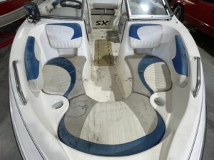 Dirty Interior of boat